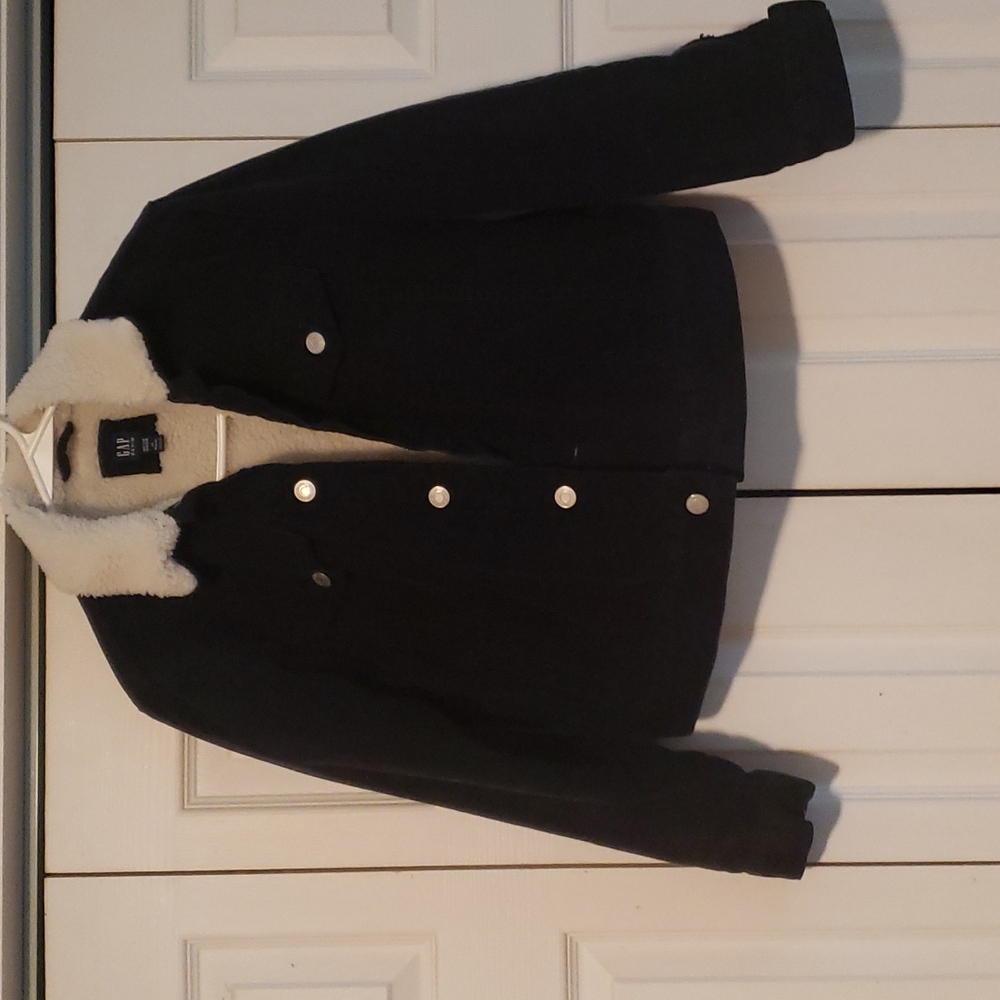 Girls Sherpa jean jacket